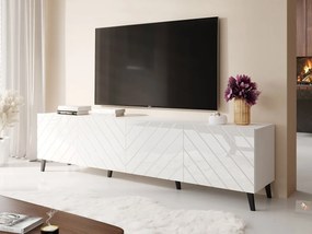TV szekrény Stellan -200 (fekete + fényes fekete). 1059677