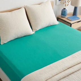 4Home IDEAL jersey lepedő zöld türkiz, 70 x 140 cm, 70 x 140 cm