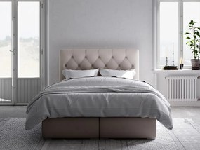 Franciaágy Boxspring 180 cm Ronda (bézs) (tárolóhellyel). Akció -16%. 1044318