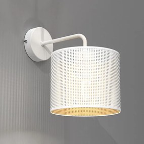 Fali lámpa LOFT SHADE 1xE27/60W/230V fehér/arany