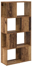 Tárolóegység Régi fa MDF 60 x 24 x 124 cm Tárolóegység