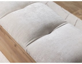 Világosszürke-natúr színű pad Kumo – Bobochic Paris