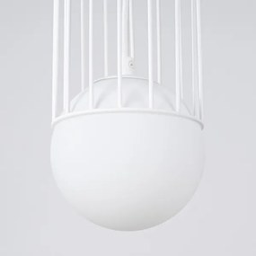 Sollux SL.1331 - Csillár zsinóron BRINA 1xG9/8W/230V fehér