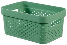 Infinity Dots zöld tárolókosár, 4,5 l - Curver