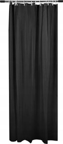 Zuhanyfüggöny Fekete 180x200 kádhoz elegáns modern