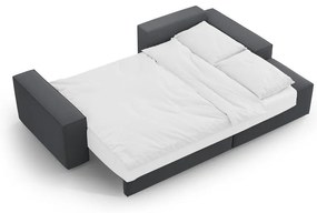 Sötétszürke kinyitható sarokkanapé (jobb oldali) Jodie – Micadoni Home