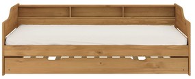 Egyszemélyes ágy pótággyal 8819V LILI viasz - 
            viaszolt
          , 
            Tömör
          , 
            69
          x
            106
          x
            206
          cm