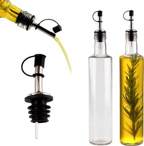 Fém Töltőüveg Olaj Ecet gyümölcslé Dorica 500 ml