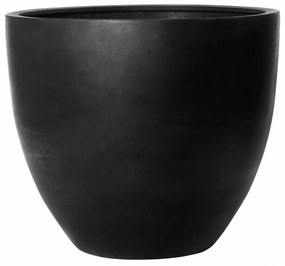Pottery Pots Jesslyn ültetőgép, fekete színű, többféle méretben - PotteryPots méret: H - h 61 cm, ⌀ 70 cm