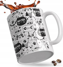 Születésnapi bögre alkalmi ajándék Macskák vicces