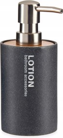 Folyékony Szappan Adagoló Gél 350 ml Fekete Fürdőszobai