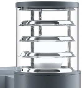 Maytoni O576WL-02GR - Kültéri fali lámpa BRONX 2xE27/60W/230V IP54 antracit