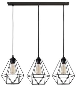 Csillár zsinóron KARO 3xE27/15W/230V