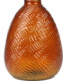 Dekoratív Üveg Váza Virágokhoz 16X22CM