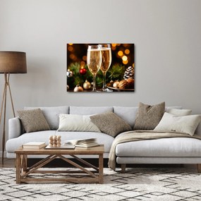 Kép - Egy pohár pezsgő (70x50 cm)