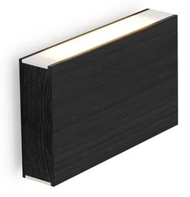 Fali lámpa LED120, külső meghajtó, szabályozható, többféle változat - TUNTO Modell: 200 mm-es tölgy, feketére pácolt, direkt és indirekt fény