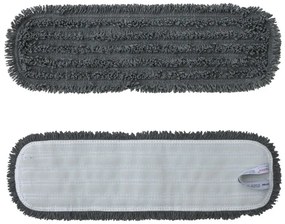 Tépőzáras mop Standard, 47 cm - mikroszálas, szürke
