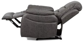 Szürke Vintage Szövet Fekvőfotel. TV-4086 GREY