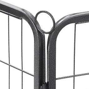 Kutya kennel, kutyaketrec 122 x 80 x 70 cm szürke