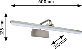 Paulmann 95570 - LED/11W Képvilágító lámpa RENAN 230V 60 cm sárgaréz