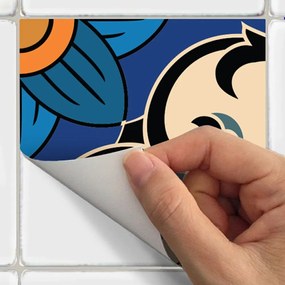 Toundra 60 részes dekorációs falmatrica szett, 10 x 10 cm - Ambiance