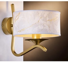 Jupiter 2111 - KASZMIR fali lámpa 1xE27/15W/230V fehér/arany/márványmintás