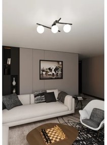 Mennyezeti lámpa SMART 3xE14/10W/230V fekete/fehér