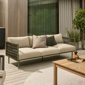 Oblic kerti 3 személyes kanapé