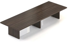 Lineart tárgyalóasztal 400 x 140 cm, sötét szilfa