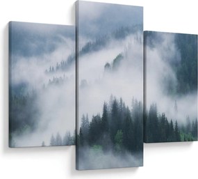 Kép - Fák a ködben (90x60 cm)