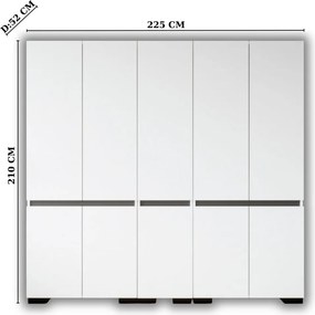 Floransa 225 - White, Anthracite