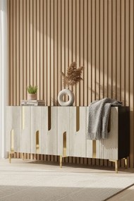 Nota 150 - Anthracite, Travertine, Gold