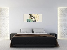 Kép - Absztrakt lapok N⁰3 (120x50 cm)