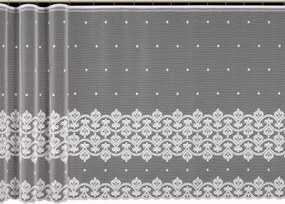 Mg Függöny jacquard 4563 Fehér 280x250cm Kész G Szalaggal