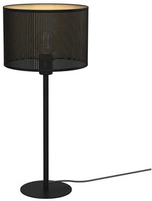 Luminex Asztali lámpa LOFT SHADE 1xE27/60W/230V á. 25 cm fekete/arany LU5257