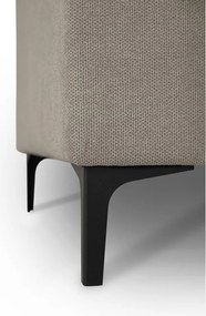 Világosbarna zsenília sarokkanapé (jobb oldali-L alakú) Fabian – Scandic