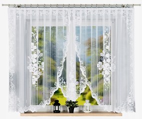 Jacquard függöny Fukszia méret 400x160cm (kész) bevágással