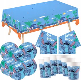 Lilo És Stitch Szett Tányérok Bögrék Szalvéták Asztalterítő Disney Mese