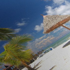 Kép - Fehér homokos strand (90x60 cm)
