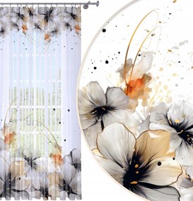 Függöny Kész 140x250 Fátyol Festett Béka Mintás 202