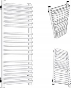 Fürdőszobai Radiátor Függőleges Double 940/500 Fehér Fényes