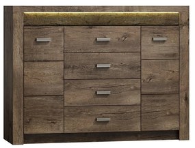 Kombinált komód Nadenas N7 (fehér craft)  (világítás nélkül). 1058229