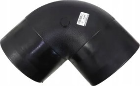 PE100 SDR17 250/90 tompakötésű könyökidom, fekete, Elbor