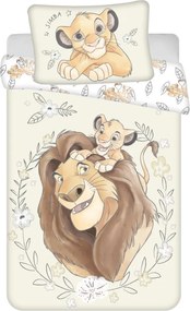 Disney Az Oroszlánkirály Simba gyerek, ovis ágyneműhuzat 100×135 cm, 40×60 cm