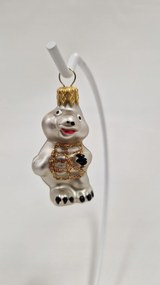 Karácsonyfadísz üvegből Teknős