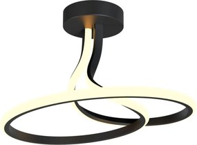 ZUMA LINE MX6349-1-3BT CLINT Modern LED Mennyezeti Lámpa Fekete LED IP20