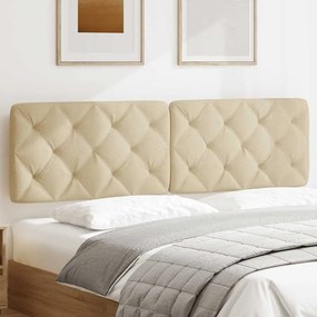 krémszínű szövet fejtámla párna 180 cm