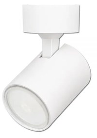 Fali/mennyezeti lámpa, GU10 foglalattal, IP20, 6cm átmérő, fehér