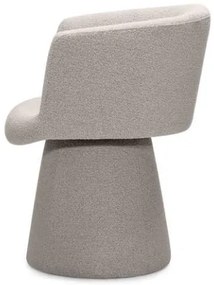 Forgatható design szék YATO, szürke-bézs