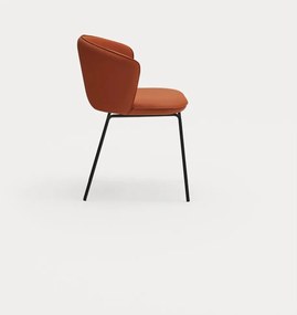 Narancssárga kárpitozott étkezőfotel szett 2 db-os Add – Teulat